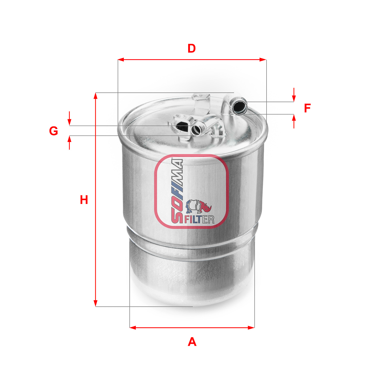Filtru combustibil SOFIMA S 4107 NR