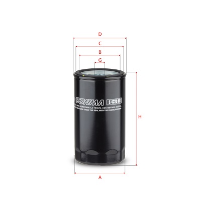 Filtru combustibil SOFIMA S 4329 NR