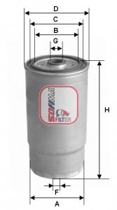 Filtru combustibil SOFIMA S 4460 NR