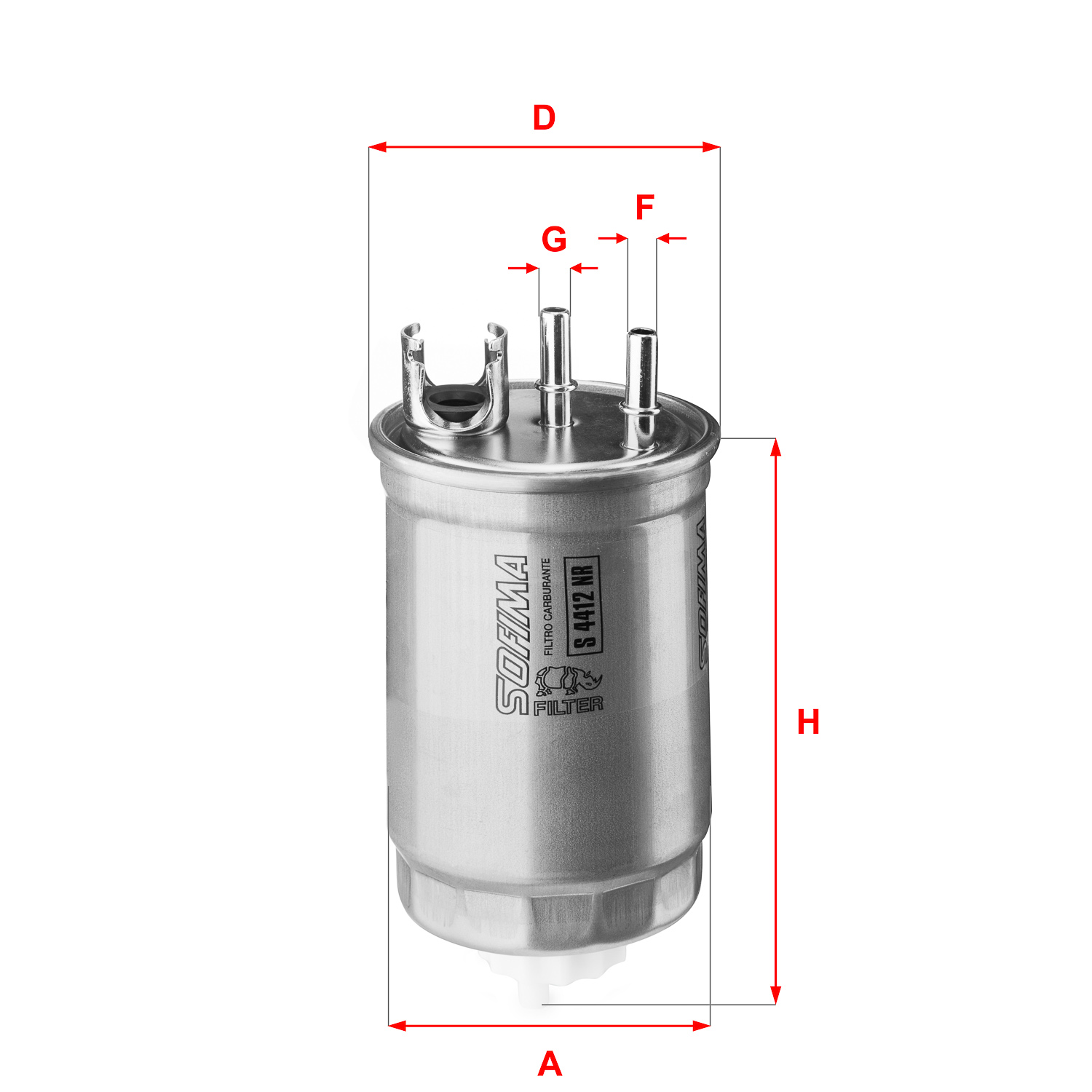 Filtru combustibil SOFIMA S 4412 NR