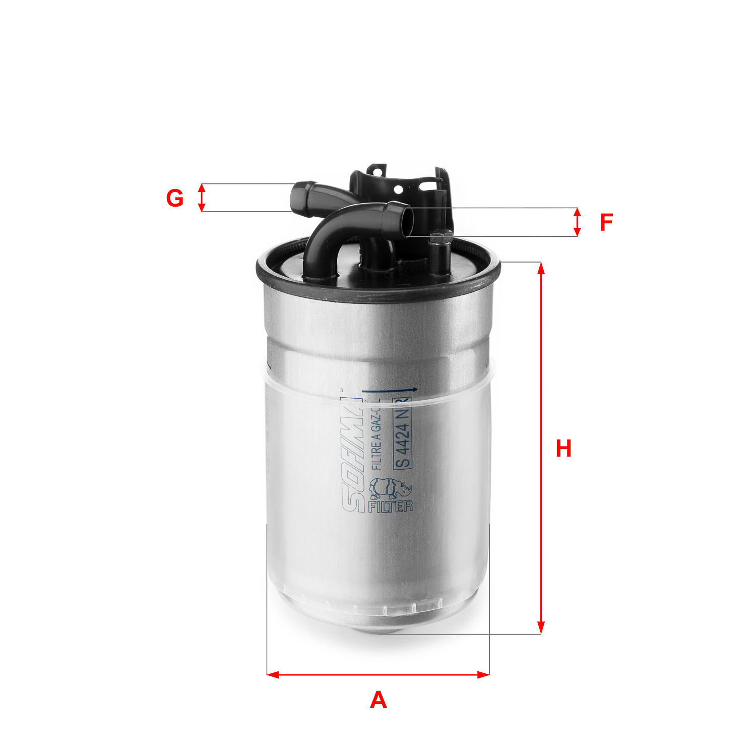Filtru combustibil SOFIMA S 4424 NR