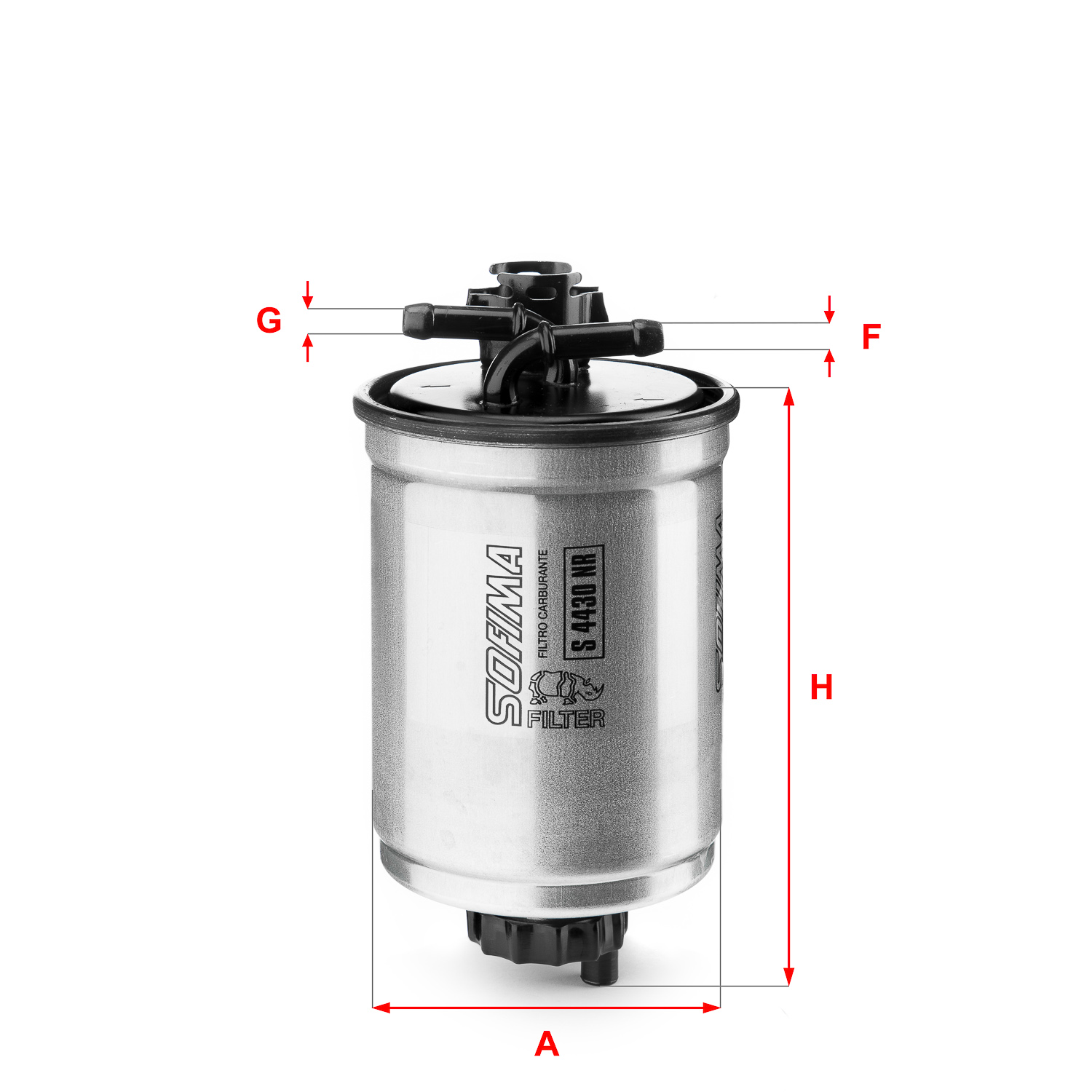 Filtru combustibil SOFIMA S 4430 NR