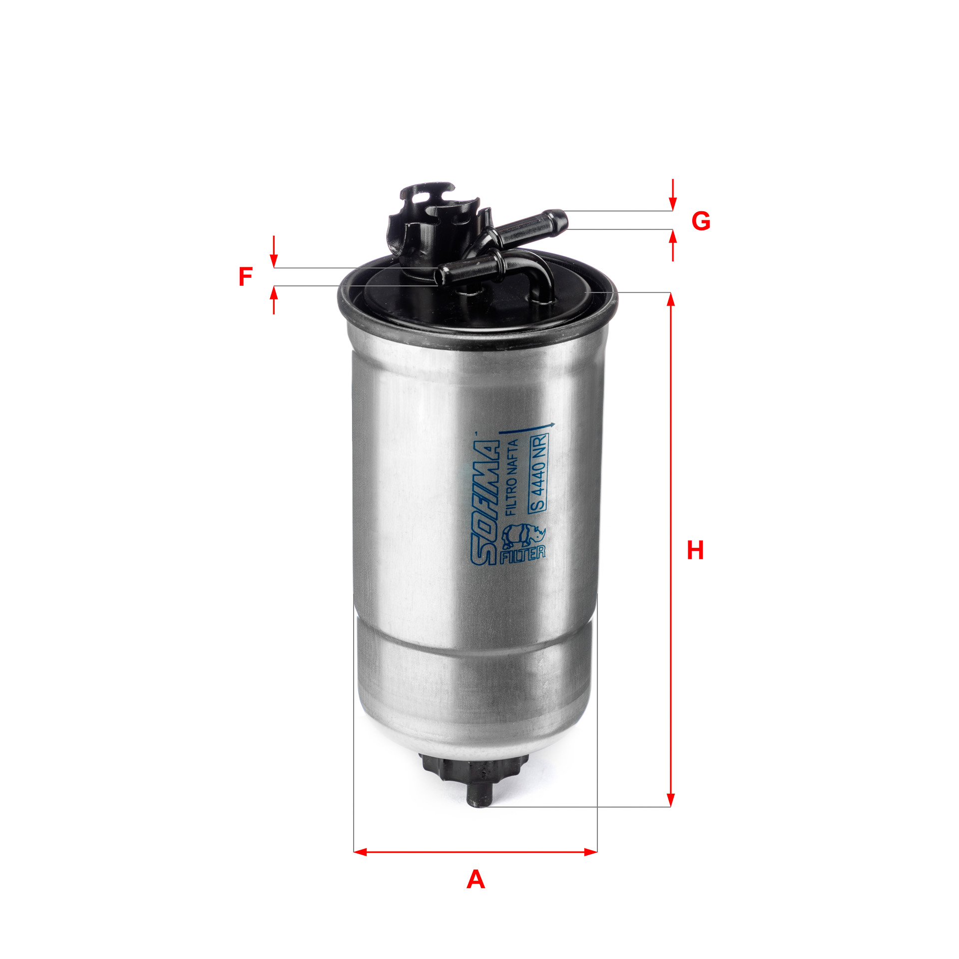 Filtru combustibil SOFIMA S 4440 NR