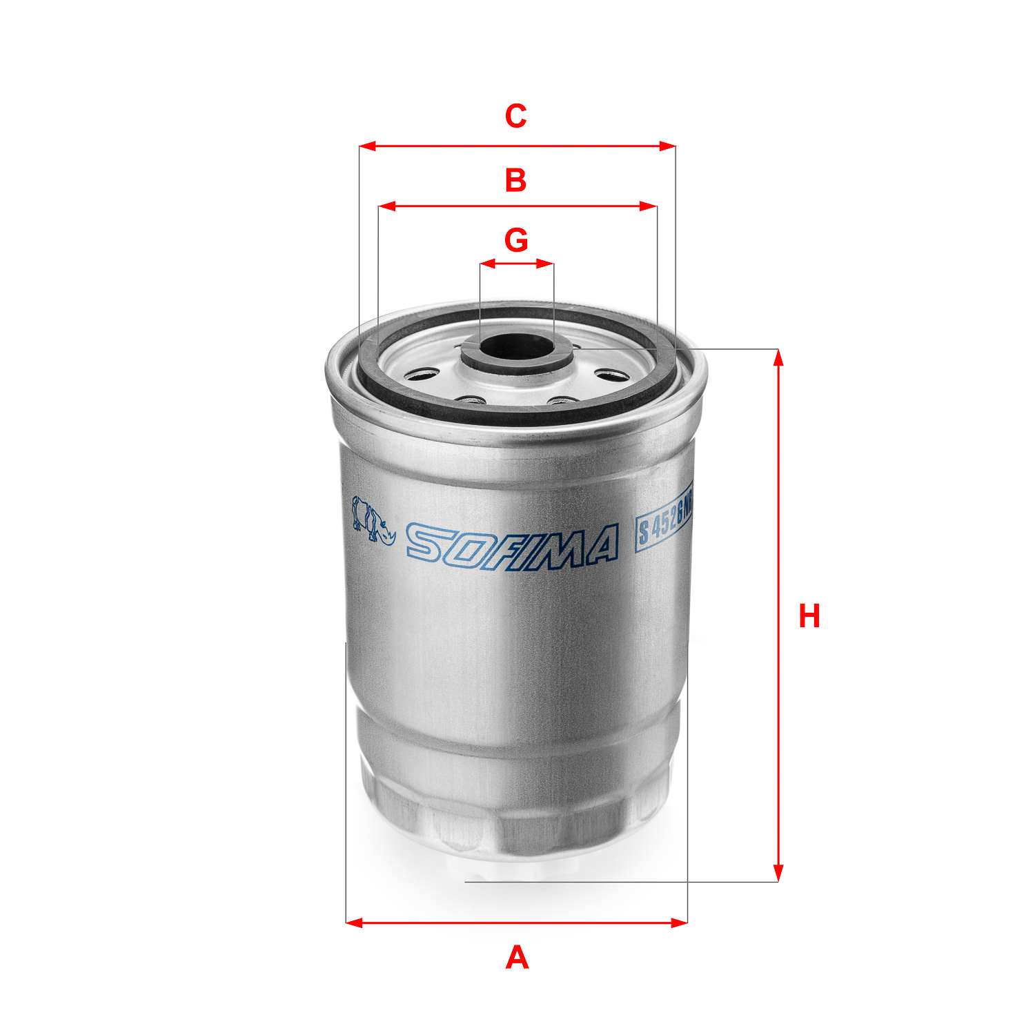Filtru combustibil SOFIMA S 4526 NR