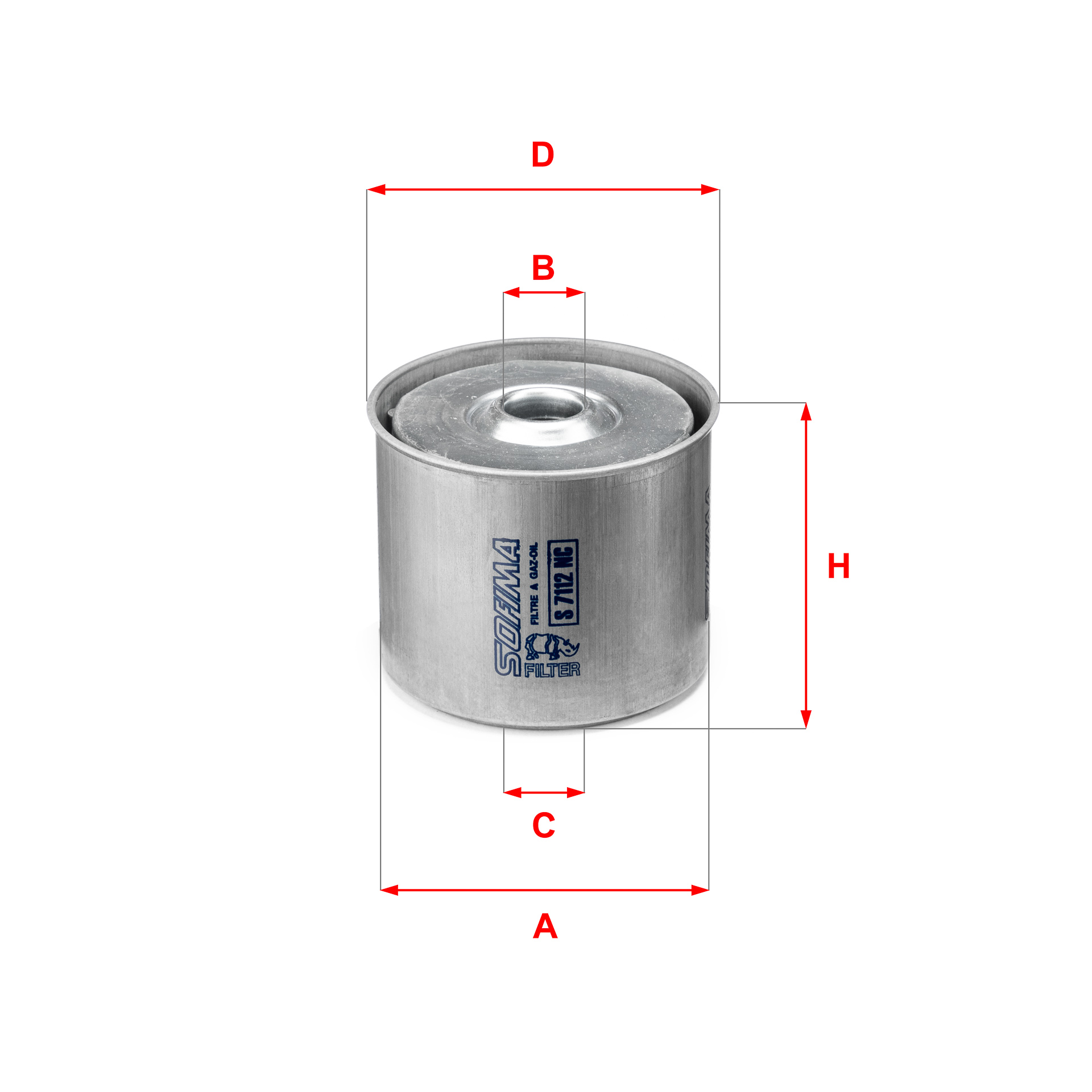 Filtru combustibil SOFIMA S 7112 NC