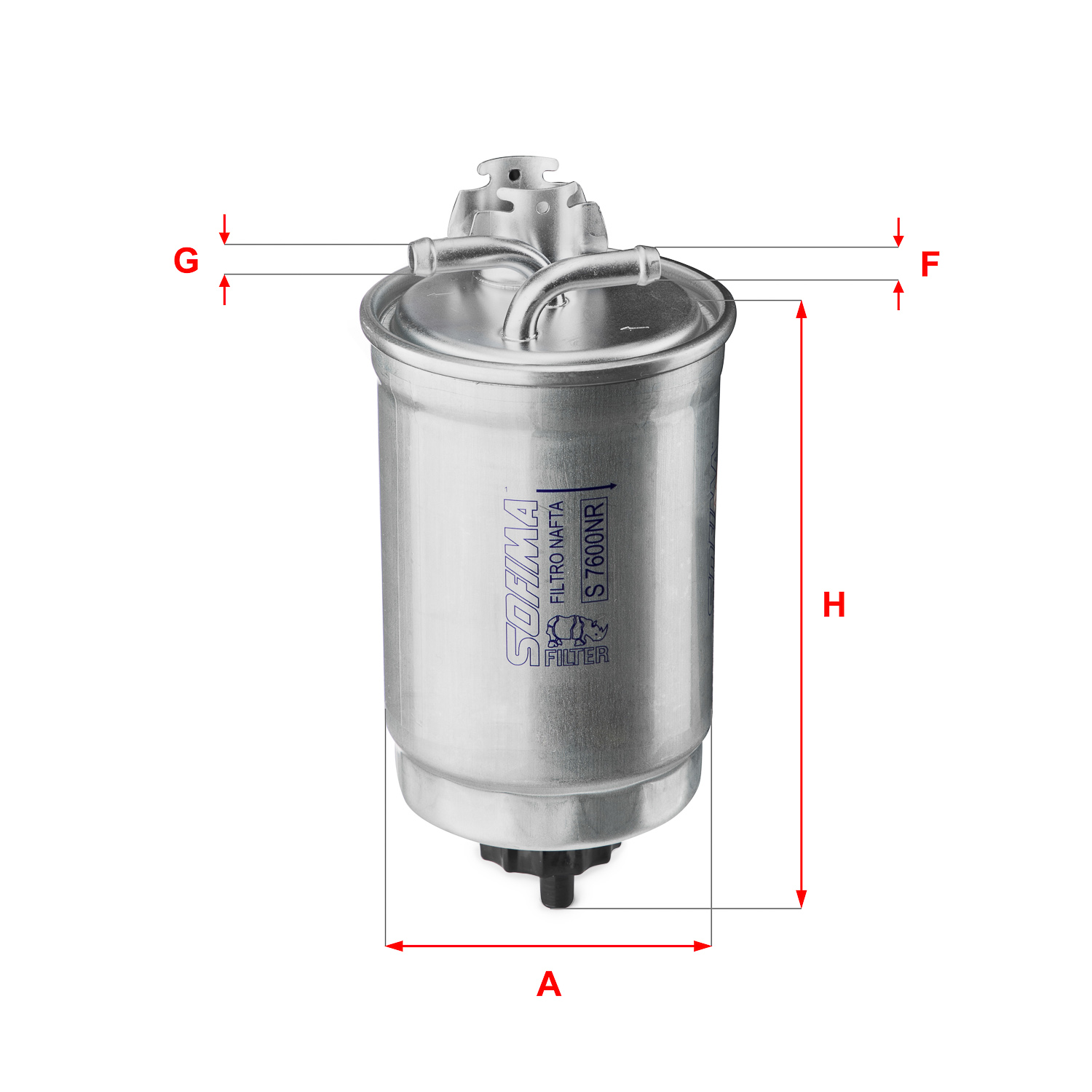 Filtru combustibil SOFIMA S 7600 NR