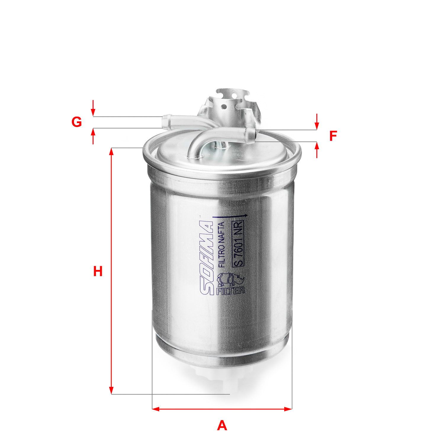 Filtru combustibil SOFIMA S 7601 NR
