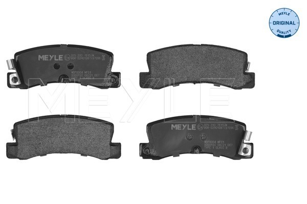 Placute frana MEYLE 025 200 7615/W
