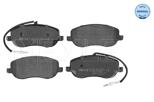 Placute frana MEYLE 025 202 6119/W