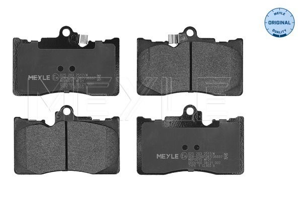 Placute frana MEYLE 025 203 2517/W