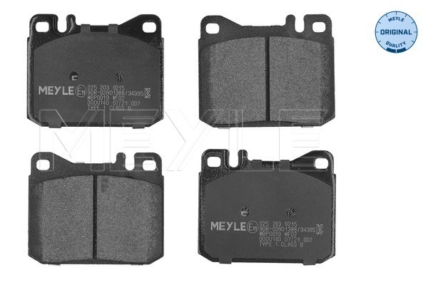 Placute frana MEYLE 025 203 9215