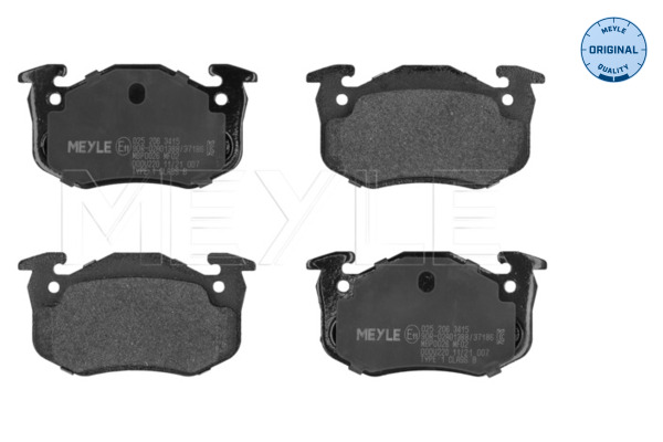Placute frana MEYLE 025 206 3415