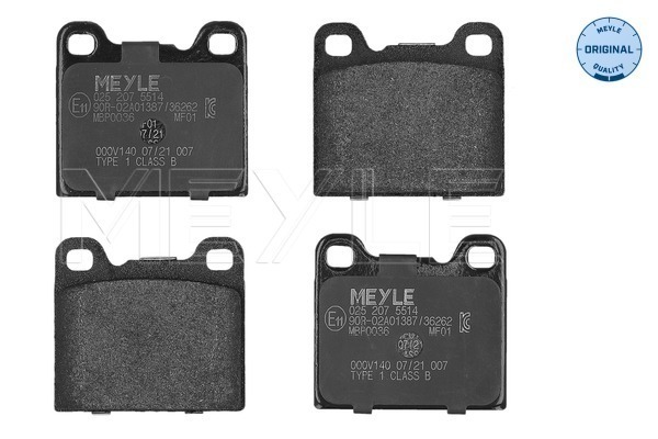 Placute frana MEYLE 025 207 5514