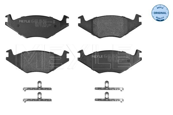 Placute frana MEYLE 025 208 8917