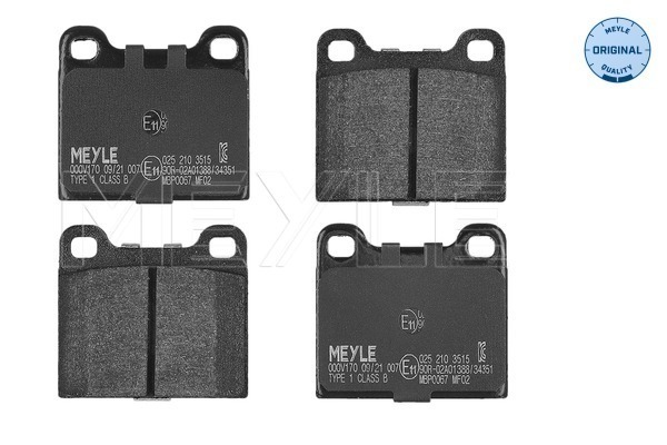 Placute frana MEYLE 025 210 3515
