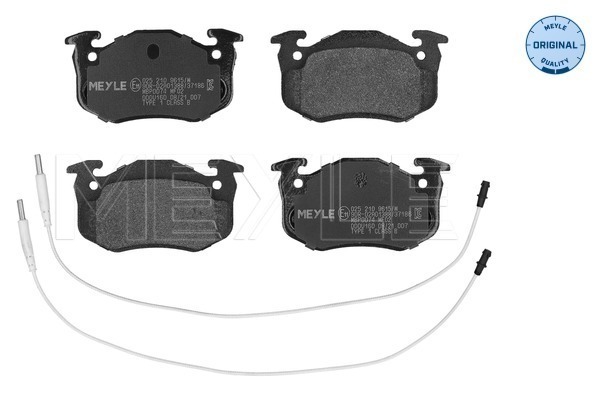 Placute frana MEYLE 025 210 9615/W