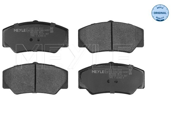 Placute frana MEYLE 025 211 4117
