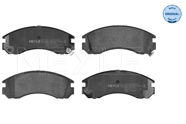 Placute frana MEYLE 025 213 6315/W