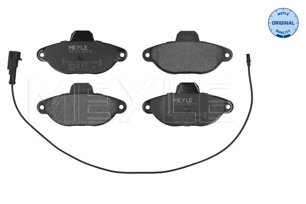 Placute frana MEYLE 025 214 3617/W