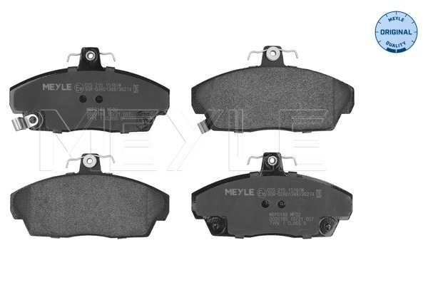 Placute frana MEYLE 025 215 1518/W