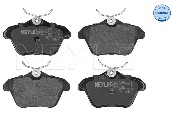 Placute frana MEYLE 025 216 0616