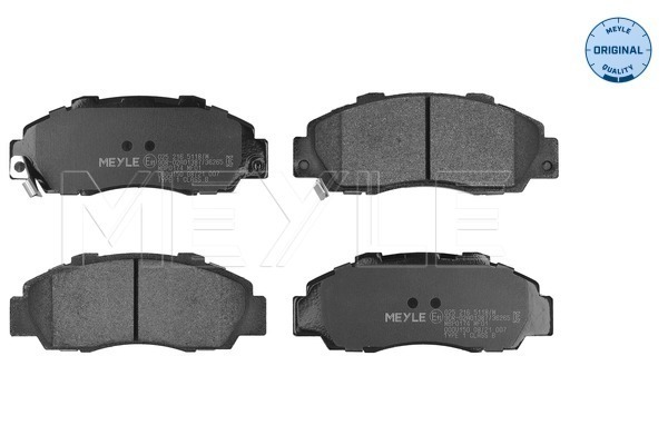 Placute frana MEYLE 025 216 5118/W