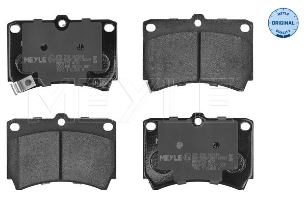 Placute frana MEYLE 025 216 5415/W