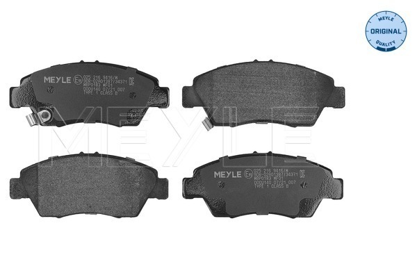 Placute frana MEYLE 025 216 9416/W