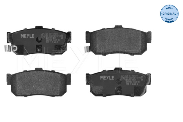 Placute frana MEYLE 025 217 1316/W