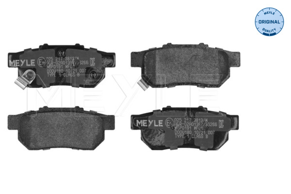 Placute frana MEYLE 025 217 3813/W