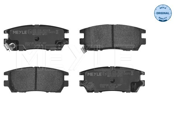 Placute frana MEYLE 025 218 4014/W