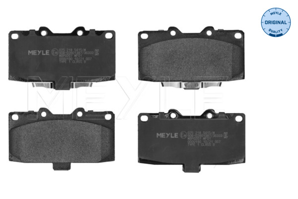 Placute frana MEYLE 025 218 5415/W