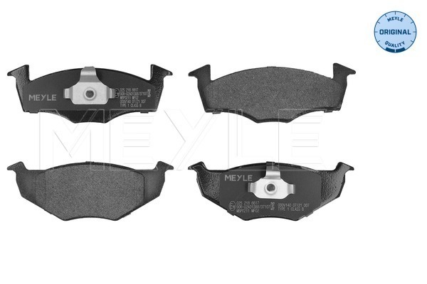 Placute frana MEYLE 025 218 6617