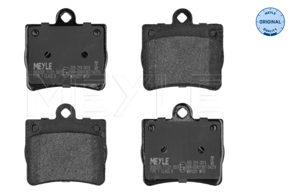 Placute frana MEYLE 025 219 0015