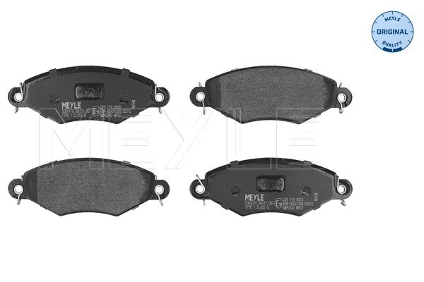 Placute frana MEYLE 025 219 8018