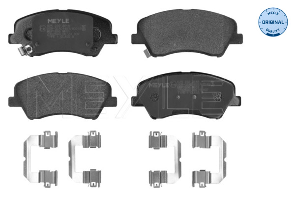 Placute frana MEYLE 025 222 2818