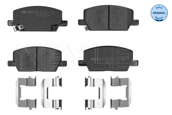 Placute frana MEYLE 025 223 1119