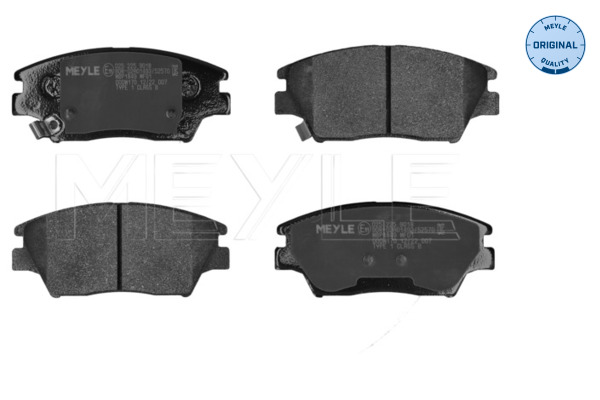 Placute frana MEYLE 025 225 9018