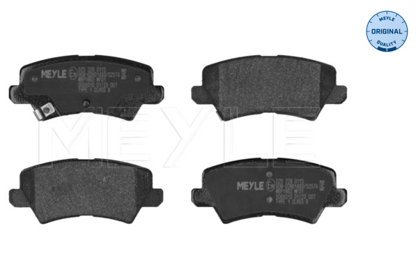 Placute frana MEYLE 025 229 0115