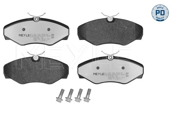 Placute frana MEYLE 025 230 9918/PD