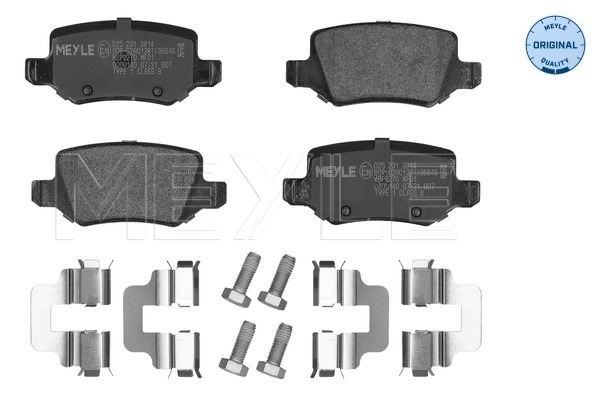 Placute frana MEYLE 025 231 3814