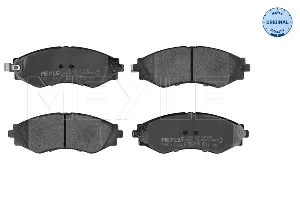 Placute frana MEYLE 025 232 3417/W