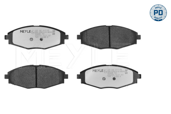 Placute frana MEYLE 025 232 4117/PD