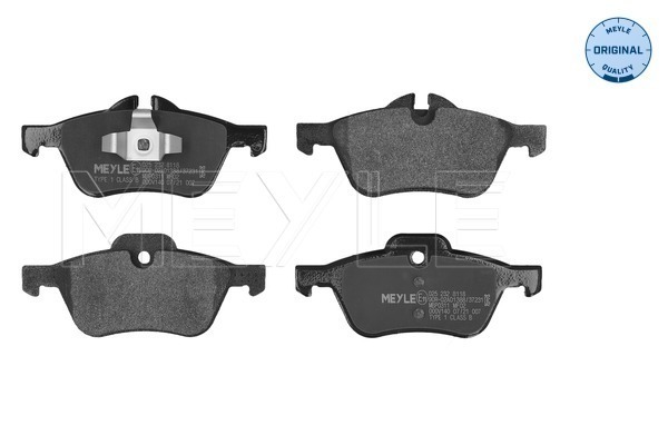 Placute frana MEYLE 025 232 8118