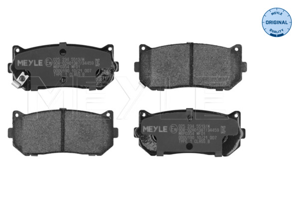 Placute frana MEYLE 025 234 5513/W
