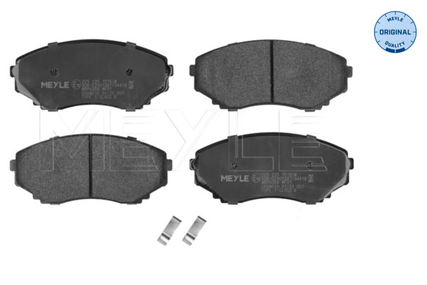 Placute frana MEYLE 025 235 1516/W