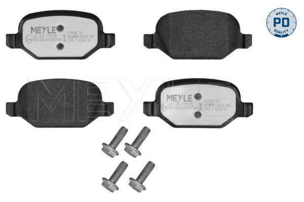Placute frana MEYLE 025 235 1716/PD