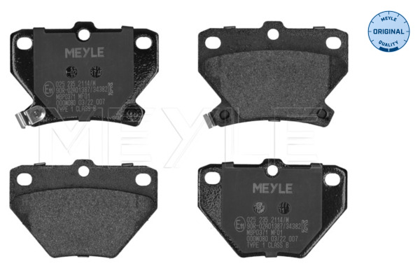 Placute frana MEYLE 025 235 2114/W