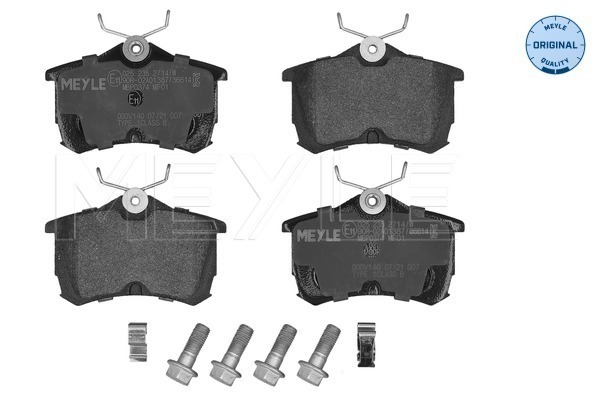 Placute frana MEYLE 025 235 2714/W