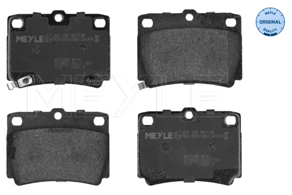 Placute frana MEYLE 025 235 9315/W